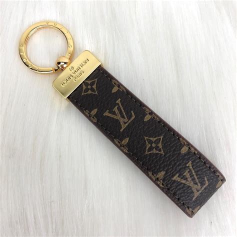 black lv keychain